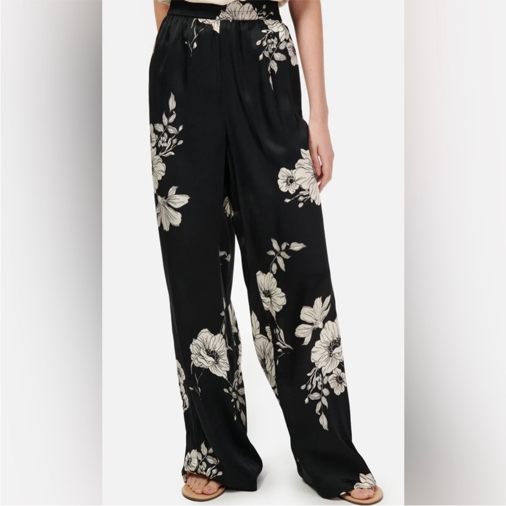 Cami NYC Black Floral Wide Leg Pants